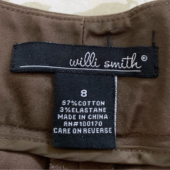 Willi Smith, Walking Shorts -Size 8 -Brown -Casual WorkWear Timeless Att… - Picture 6 of 9